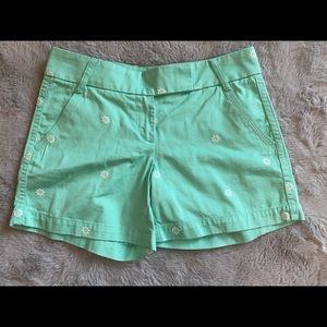 J Crew Chino Cotton Sailors Green Short Size 2